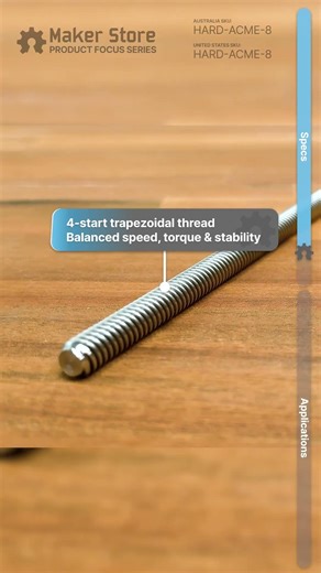 Product Focus | 8mm Metric Lead Screw / ACME
