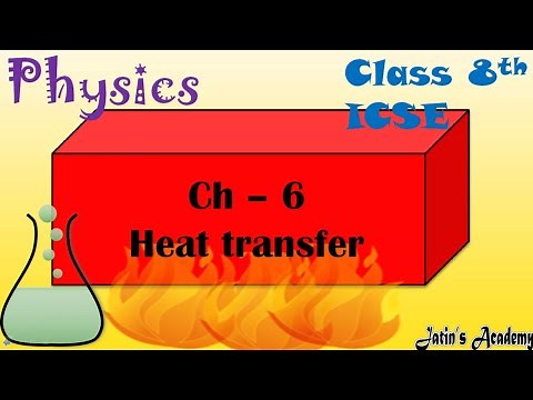 Chapter 6 Heat Transfer Class 8 Physics ICSE @jatinacademy Thermal expansion and its application
