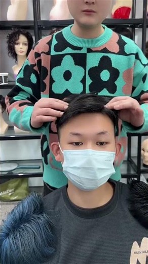 Change your hairstyle and you’ll get a girlfriend! #Men’sWigs #CustomMen’sWigs