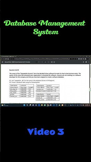 Learn about Database Management System easily with Practical | Video 3 #dbms #heidisql #mysql
