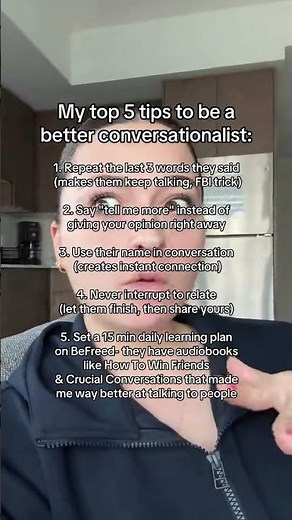 Tips I learned to become a better conversationalist😌