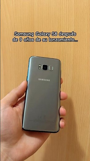 Samsung Galaxy S8 después de 9 años… #samsung #galaxys8 #tech #2017