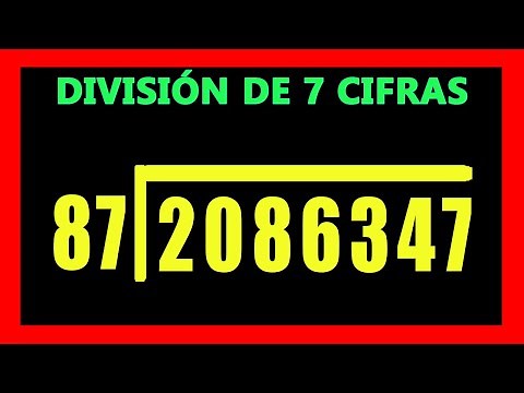 ✅👉 7-digit division ✅ How to divide by 7 digits