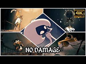 Hollow Knight: Silksong - Act 2 All Bosses (No Damage) + All Endings