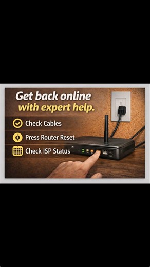 HOW TO GET BACK ONLINE AFTER POWER OUTAGE