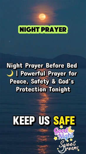 Pray This Before You Sleep Tonight 🙏 Night Prayer for Peace, Safety & Protection | Psalm 4:8