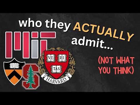 6 ways people ACTUALLY get into MIT/Harvard (by an MIT student)