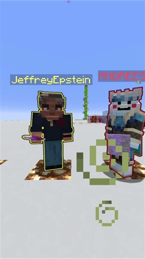 Jeffrey Epstein in Minecraft 😈 #minecraft