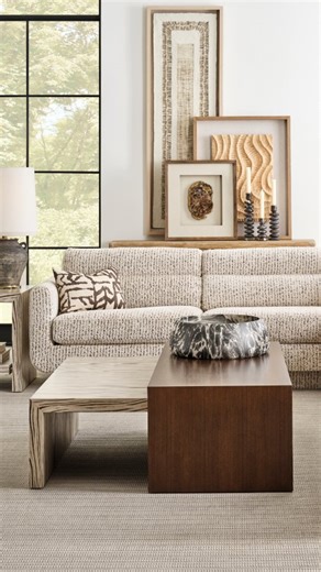 Introducing Woodland Code Nested Coffee Tables. Whether you see the bark of a tree or stripes of a zebra, the warm chocolate tones bring interesting visual texture. The top can slide over the base for a customized display of your choosing. Showrooms Open Year Round: DALLAS WTC-272 ATLANTA MM12E2A Showrooms Open During Markets: HIGH POINT Spring Market: April 25-29, 2026 IHFC C448 LAS VEGAS Summer Market: July 26-30, 2026 WMC-B420 | Revelation