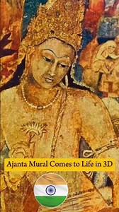 The Living Masterpiece of Ajanta Caves 3D🇮🇳 #Bodhisattva Padmapani #drawingtutorial #Ajanta Caves