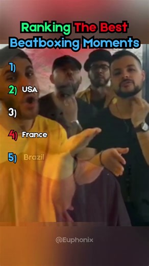 Ranking The Best Beatboxing Moments #music #shorts #beatbox