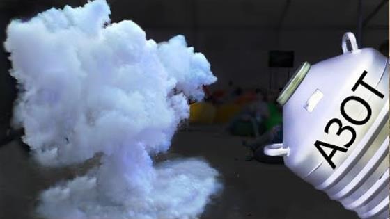 Explosion Experiments with Nitrogen at the Video Blogger Festival in Odessa with Thoisoi