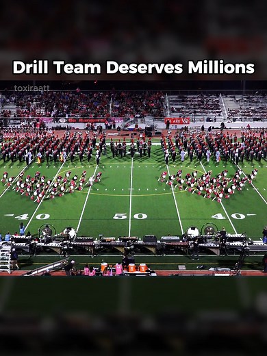 Drill Team Deserves Millions: High-Energy Pom Pom Performance