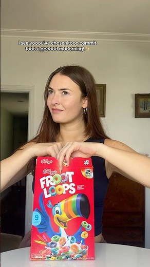 Does anyone else’s Froot Loops hype them up? Got me caught in a loop + I’m not trying to break it 🔁