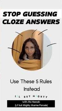 Stop Guessing in Comprehension Cloze: 5 Rules That Work