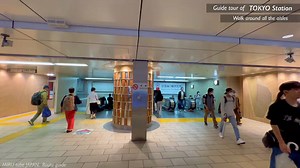 🚅【4K】東京駅構内全部わかる完全ガイド37分‼︎【全通路を歩く-地図付-丸の内八重洲-エキュートグランスタ】Walking all around To