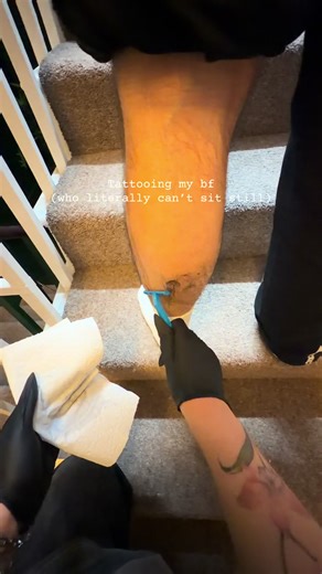 Tattooing My Boyfriend: A Real-Time Experience