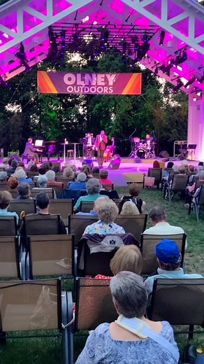 It’s a beautiful night. No rain, just the golden voice of @thenormlewis on the Root Family Stage at Omi’s Pavilion. | Olney Theatre Center