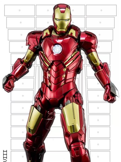 Ironman mark 8 #marvelstudios #ironman La armadura Iron Man Mark VIII (o Mark 8) es el octavo traje de Tony Stark y el primero creado tras la Batalla de Nueva York en el Universo Cinematográfico de Marvel (MCU). Debutó en Iron Man 3 como parte de la