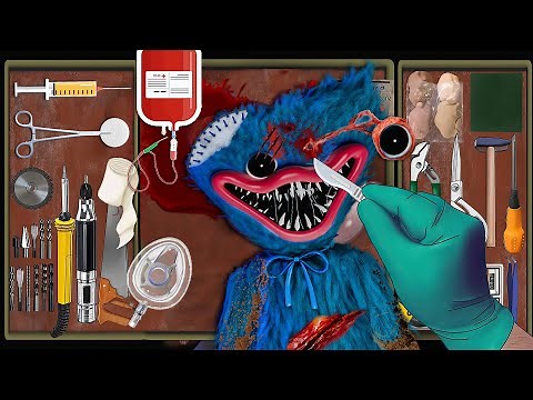 Huggy Wuggy restoration after a Fall in 1 Chap. Poppy Playtime ASMR animation