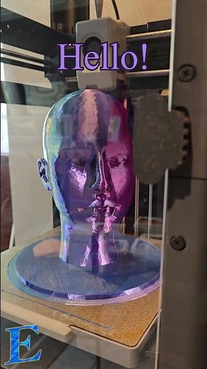 3D Printing a Head Time Lapse! #shorts #timelapse #3dprinting