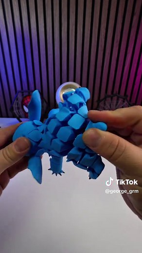 3D Printed Flexi Stitch 🗃️Model: makerworld 🖨️Printed On Bambulab A1 🧵Filament: @esun3dprinting 🧑‍🎨 Designer: FilliFuu ➡STL In BIO! #3dprinting #stitch #articulated #asmr