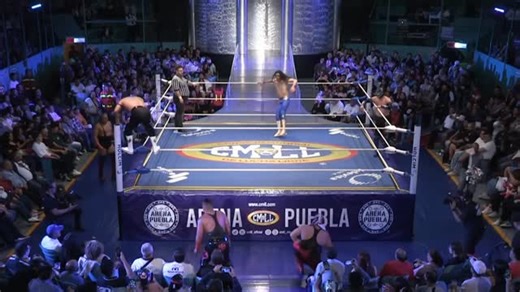 Furia Roja, Guerrero de la Muerte y Ráfaga representaron esta noche a la Arena Coliseo de Guadalajara y le propinaron la derrota en casa a los poblanos. Sigue los pormenores de la función de #LunesClásicoCMLL en nuestro Twitter Oficial: x.com/cmll_oficial | CMLL