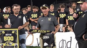 Southern Columbia coach celebrates record-breaking milestone in state high school football history