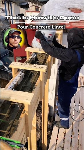 How to Pour a Concrete Lintel
