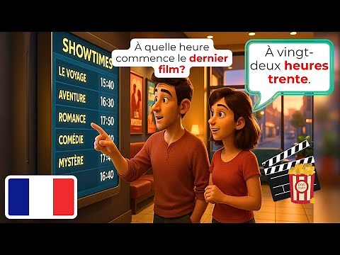 🇫🇷 Français au Cinéma | Conversations A1-A2 | Dialogues Naturels