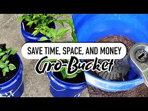 Gro-Bucket Gardening Kit Installation, Save Space and Time