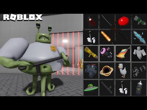 BARRY'S PRISON RUN! ALIEN HARD MODE - All Items & Morphs Unlocked!!