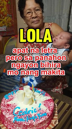 Lola apat na letra #fbreels2025 #fypシ゚viralシ #fbyシvideo #fypシ゚viralシfypシ゚viralシ #facebookreel #kasabihansabuhay #facebookvideo #dailymotivation #Lola #lolalove | Tagalog Pure Jokes