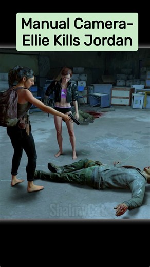 Free cam - Ellie Kills Jordan ● TLOU2 #tlou2 #freecam #debug #modmenu #devmenu #tlou2remastered