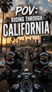 POV: Riding Through California's Most Dangerous Biker Territory 👀🏍️