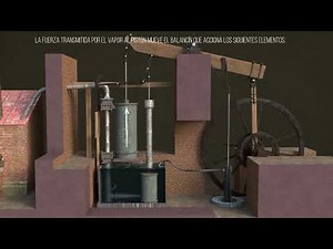 Maquina de vapor de doble efecto (hacia 1788). Agustín de Betancourt