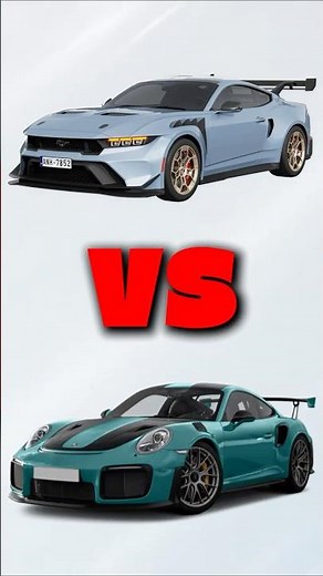 Mustang GTD vs Porsche 911 GT3 RS