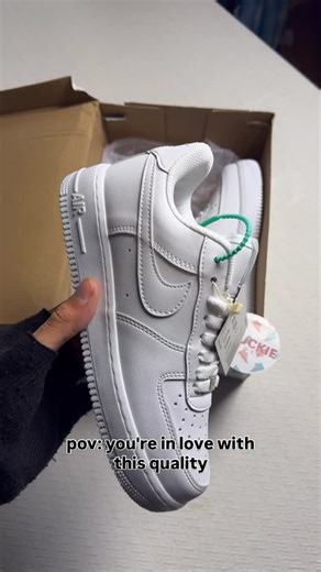 Chuckie on Instagram: "cleanest kicks ever 🤍 #af1 #affanpage #chuckie #fyp"