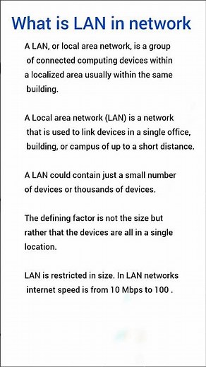 What is LAN (Local Area Network). #lan, #localareanetwork, #lannetwork, #explainlan, #typesofnetwork