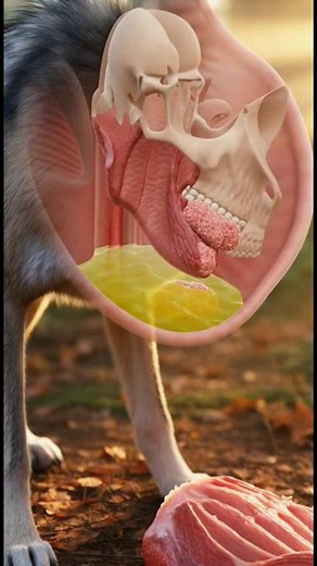 Inside a Wolf’s Body: How It Digests Meat | Hand Crafts 007