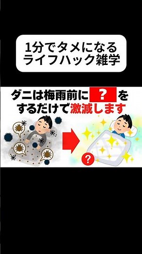 【知らないと危険】夏からでも間に合うダニの消し方 #shorts#ダニ #ダニ対策 #掃除 #家事 #ライフハック #暮らしの知恵