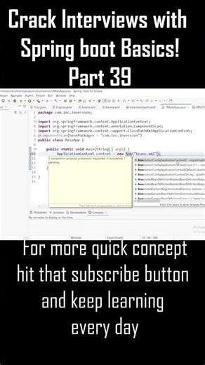 AnnotationConfigApplicationContext Explained in Spring Boot 🔥 | Spring Container #shorts
