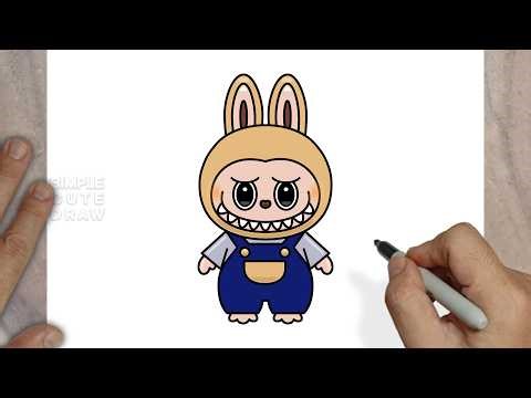 How to Draw a Cute Labubu – Easy Pop Mart Character Drawing for Kids!