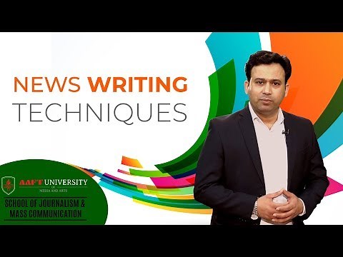 How to Write a News or Report | News Writing Techniques | Mass Communication | AAFT