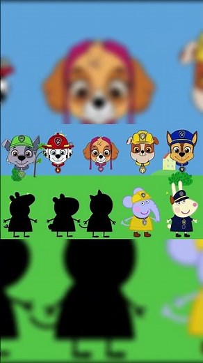 Peppa Pig Guess The Paw Patrol Character