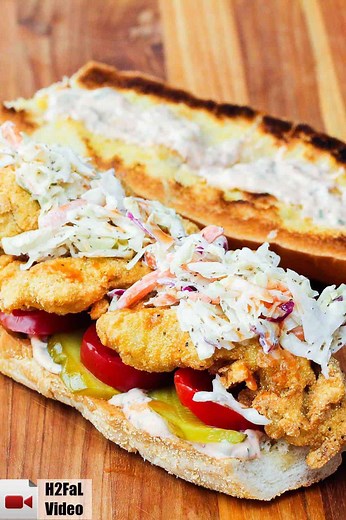 Fried Catfish Po-boy