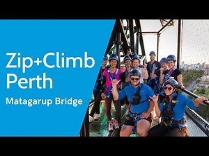Zipline off Perth's Matagarup Bridge!