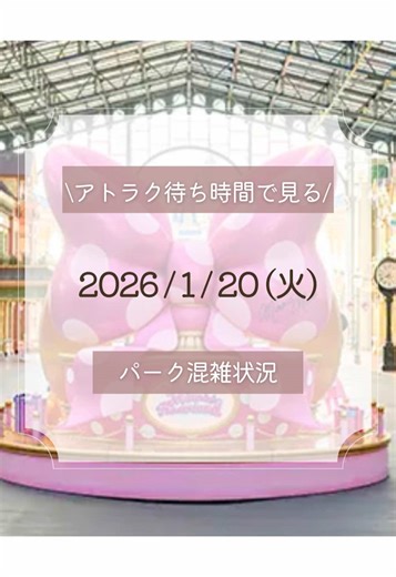 東京ディズニーリゾートの混雑予想と待ち時間