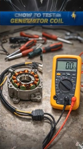 How to Check Generator Coil with Multimeter | Coil Testing Easy Method 🔧Untitled