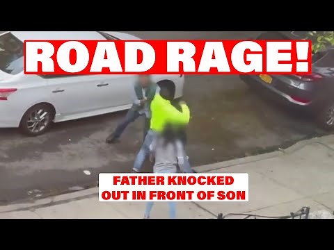 WARNING: GRAPHIC ROAD RAGE KNOCKOUT